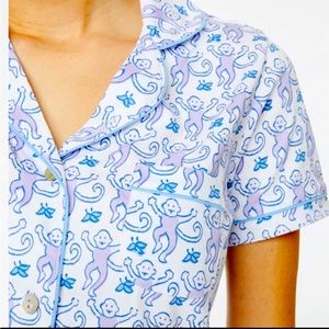 Roller rabbit lavender monkeys